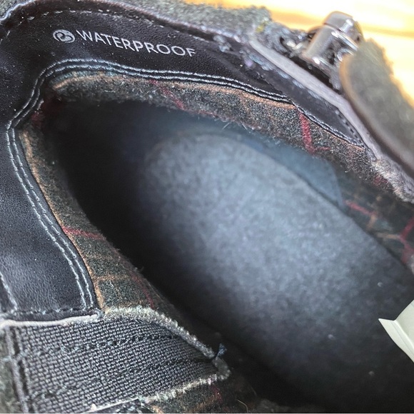 Blondo Valli Suede Waterproof Black Ankle Boot Booties Womens 8 M B4935 Side Zip - Picture 11 of 12